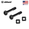 AR-15 Handguard Mounting Screws and Nuts Replacement Set - High-Quality Fasteners for Rifle Accessories