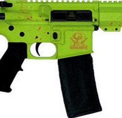 F1 Firearms AR-15 Pistol in 5.56 NATO / .223 Remington with 7.5" Nitride Barrel and Zombie Splatter Finish - 30 Round Capacity