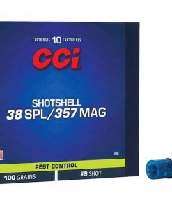 CCI Shotshell 38 Special Ammo 100 Grain Lead Shot - 200 Rounds Box for Reliable Small Game Hunting
