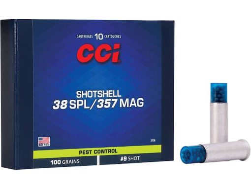 CCI Shotshell 38 Special Ammo 100 Grain Lead Shot - 200 Rounds Box for Reliable Small Game Hunting