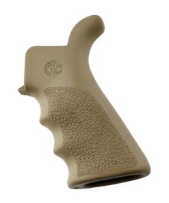 OverMolded Rubber Beavertail Grip in Flat Dark Earth (FDE) for AR-15 and M16 Rifles