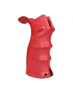 AR-15/AR-10 Red Cerakote Beavertail Pistol Grip - Enhanced Ergonomic Design for Improved Control and Comfort