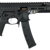 F1 Firearms 9mm Pistol with 5.8" Barrel, Black Finish, Cap Compensator, Picatinny Rail, and 35-Round Magazine