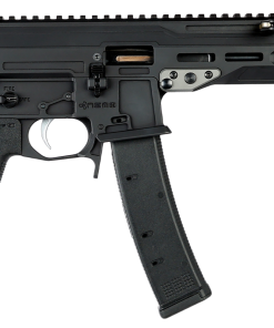 F1 Firearms 9mm Pistol with 5.8" Barrel, Black Finish, Cap Compensator, Picatinny Rail, and 35-Round Magazine