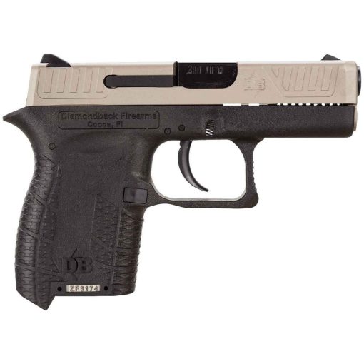 Diamondback DB380 380 ACP Pistol with 2.8-Inch Barrel and EXO Nickel Boron Finish – 6+1 Rounds, Black